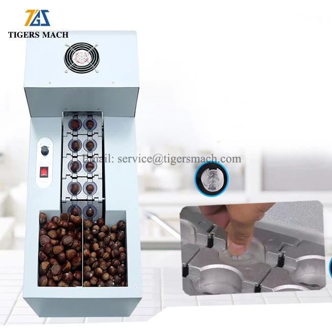 Chestnut opening machines