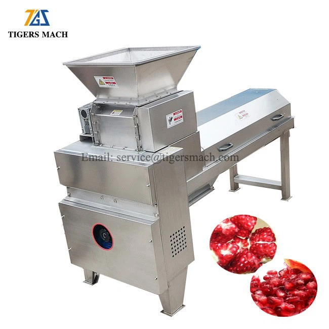 Pomegranate peeling crushing separator in Pomegranate process line
